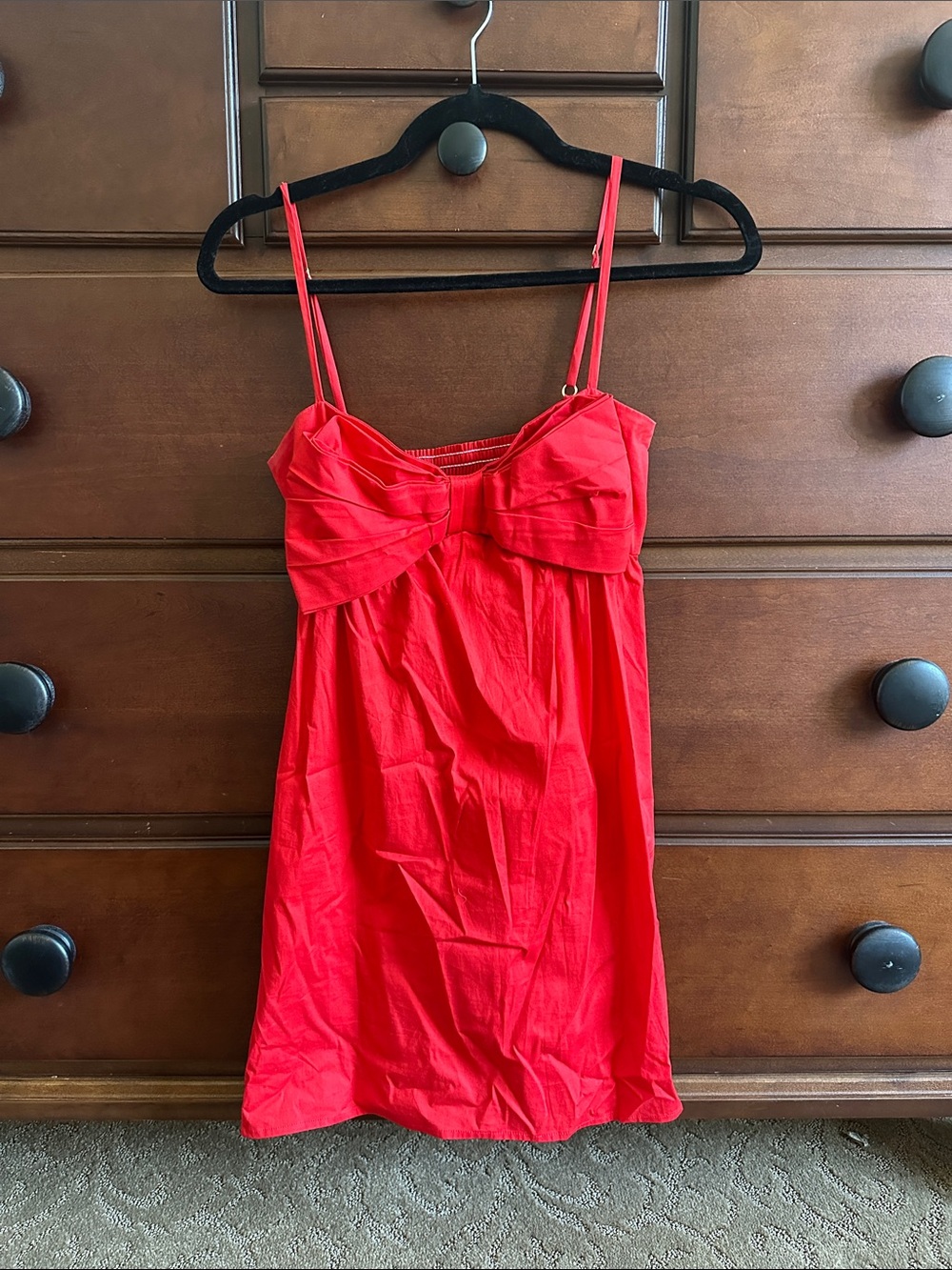 Show Me Your MuMu Red Spaghetti Strap Mini Dress
